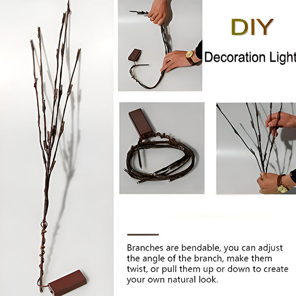 Decoratieve lichtsnoertakken | BRANCHLUMOS