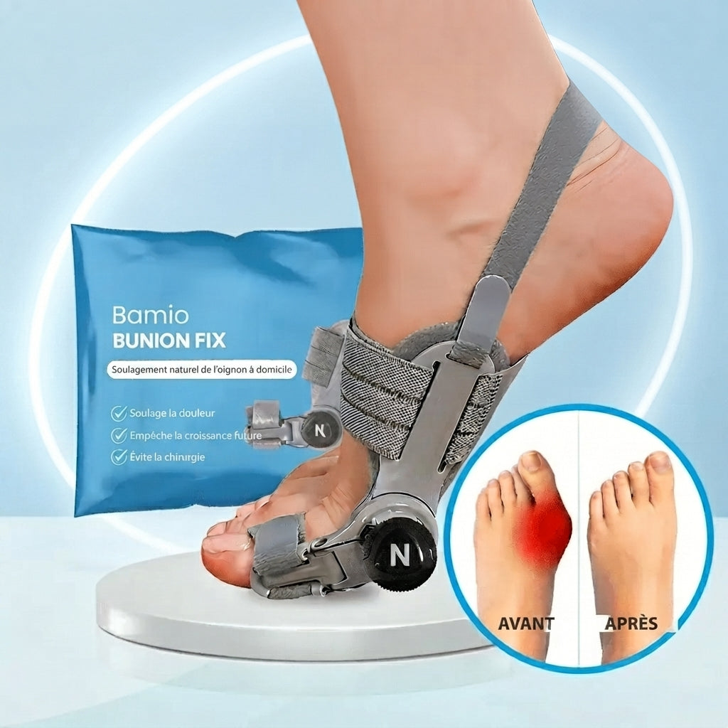 Bamlo® Correcteur d'oignon | Correcteur orthopédique pour oignon (oignon du gros orteil)