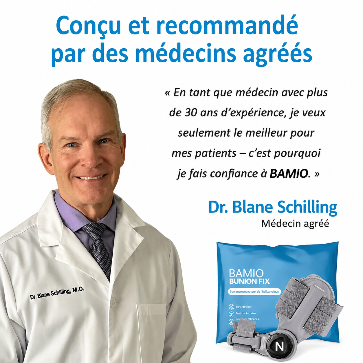 Bamlo® Correcteur d'oignon | Correcteur orthopédique pour oignon (oignon du gros orteil)